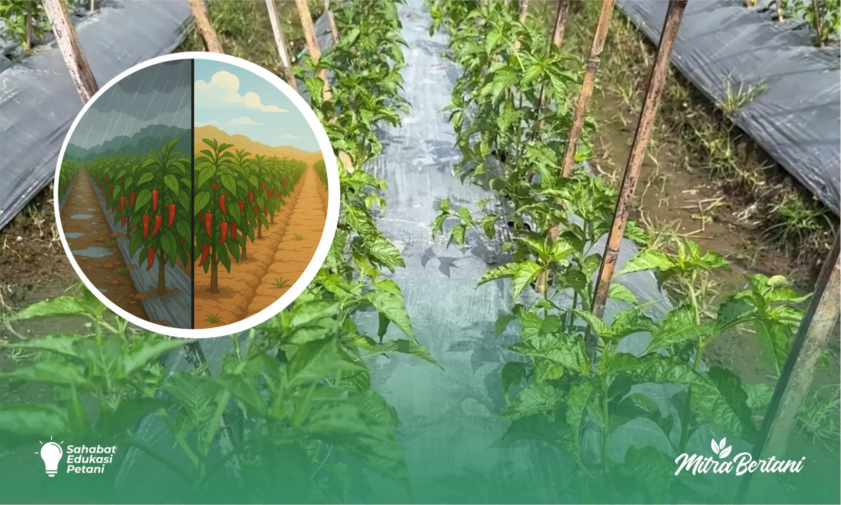 Menyesuaikan Pola Tanam Cabai dengan Musim: Perbedaan Teknik di Musim Hujan dan Kemarau